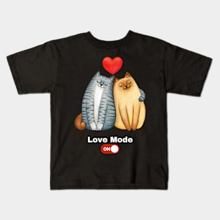 Love Mode On Kids T-Shirt
